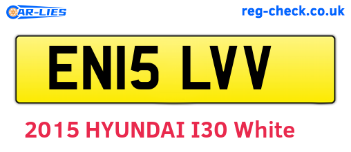 EN15LVV are the vehicle registration plates.