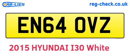 EN64OVZ are the vehicle registration plates.