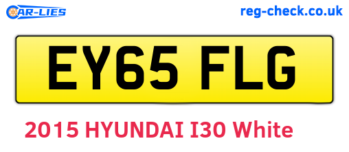 EY65FLG are the vehicle registration plates.