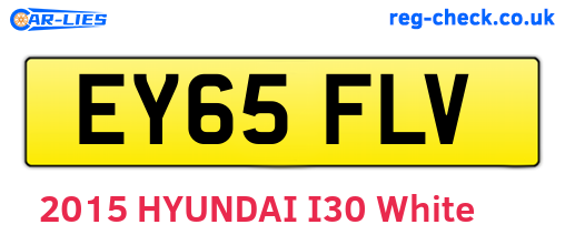 EY65FLV are the vehicle registration plates.