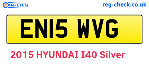 EN15WVG are the vehicle registration plates.