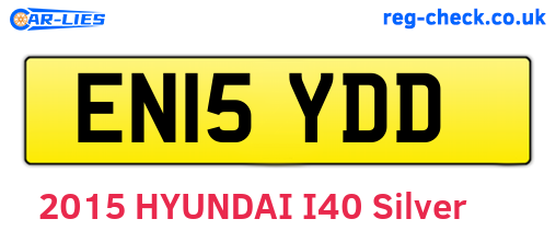 EN15YDD are the vehicle registration plates.