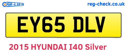 EY65DLV are the vehicle registration plates.