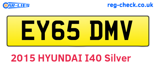EY65DMV are the vehicle registration plates.
