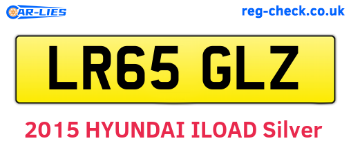 LR65GLZ are the vehicle registration plates.