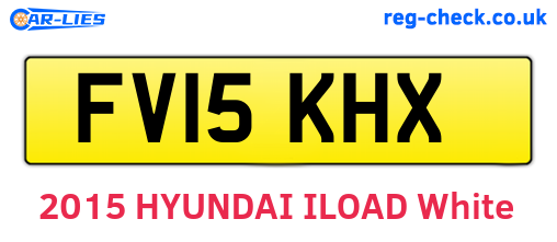 FV15KHX are the vehicle registration plates.
