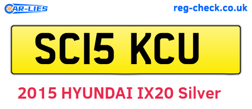 SC15KCU are the vehicle registration plates.