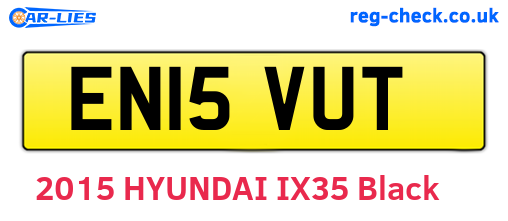 EN15VUT are the vehicle registration plates.