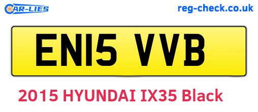 EN15VVB are the vehicle registration plates.