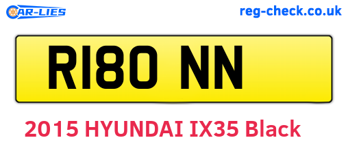 R18ONN are the vehicle registration plates.