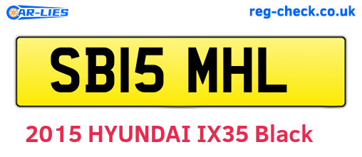 SB15MHL are the vehicle registration plates.