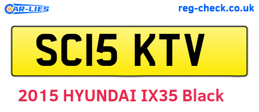 SC15KTV are the vehicle registration plates.