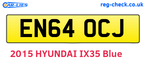 EN64OCJ are the vehicle registration plates.