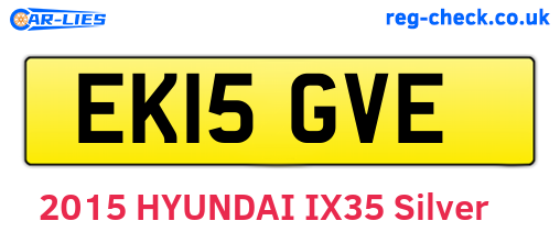 EK15GVE are the vehicle registration plates.