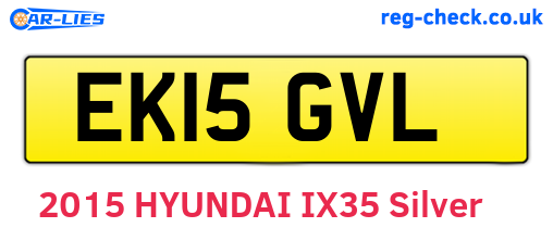 EK15GVL are the vehicle registration plates.