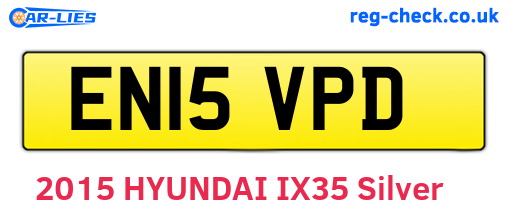 EN15VPD are the vehicle registration plates.