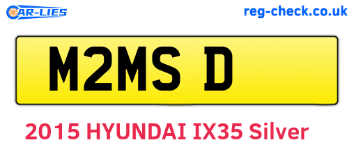 M2MSD are the vehicle registration plates.