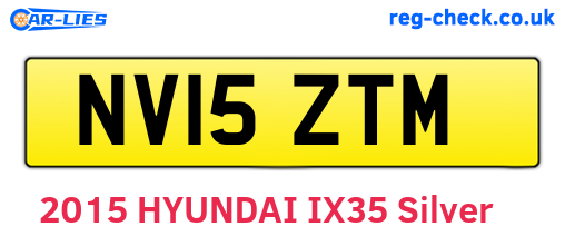 NV15ZTM are the vehicle registration plates.