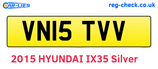 VN15TVV are the vehicle registration plates.