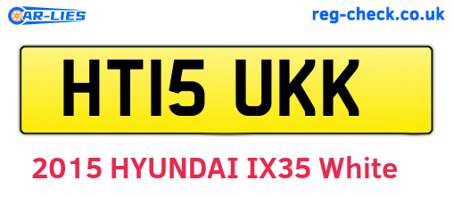 HT15UKK are the vehicle registration plates.
