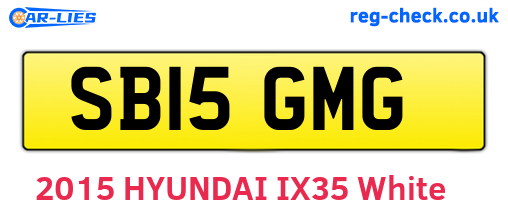 SB15GMG are the vehicle registration plates.