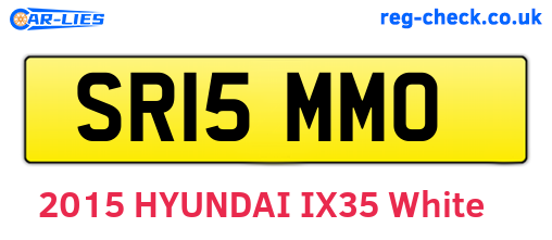 SR15MMO are the vehicle registration plates.
