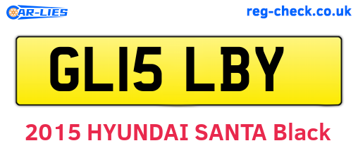 GL15LBY are the vehicle registration plates.