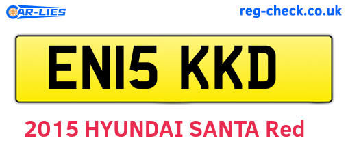 EN15KKD are the vehicle registration plates.