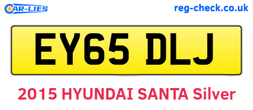 EY65DLJ are the vehicle registration plates.