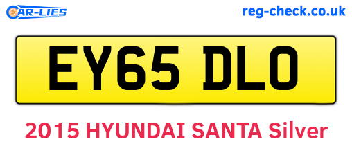 EY65DLO are the vehicle registration plates.