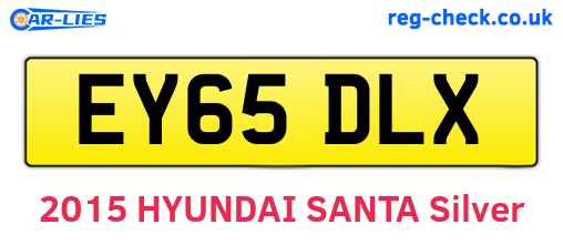 EY65DLX are the vehicle registration plates.