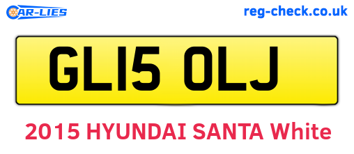 GL15OLJ are the vehicle registration plates.