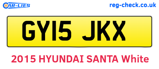 GY15JKX are the vehicle registration plates.