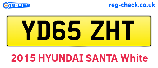 YD65ZHT are the vehicle registration plates.