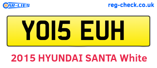 YO15EUH are the vehicle registration plates.