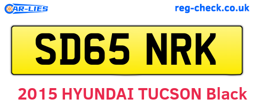 SD65NRK are the vehicle registration plates.