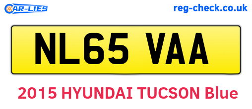 NL65VAA are the vehicle registration plates.