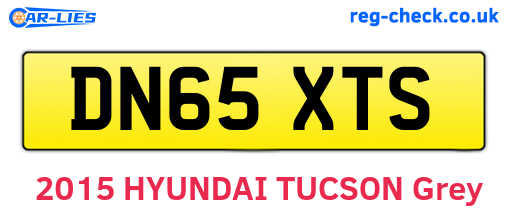 DN65XTS are the vehicle registration plates.