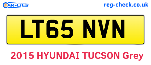 LT65NVN are the vehicle registration plates.