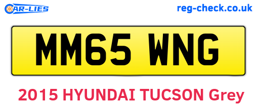 MM65WNG are the vehicle registration plates.