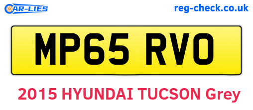 MP65RVO are the vehicle registration plates.