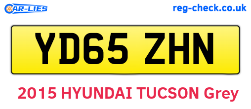 YD65ZHN are the vehicle registration plates.