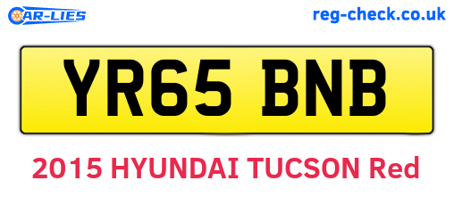 YR65BNB are the vehicle registration plates.