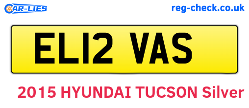 EL12VAS are the vehicle registration plates.
