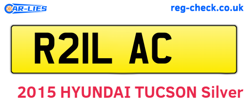 R21LAC are the vehicle registration plates.
