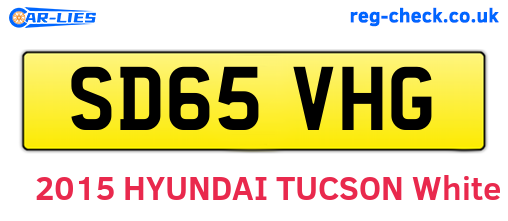 SD65VHG are the vehicle registration plates.