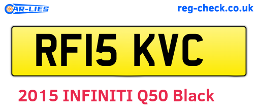 RF15KVC are the vehicle registration plates.