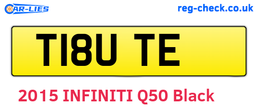T18UTE are the vehicle registration plates.