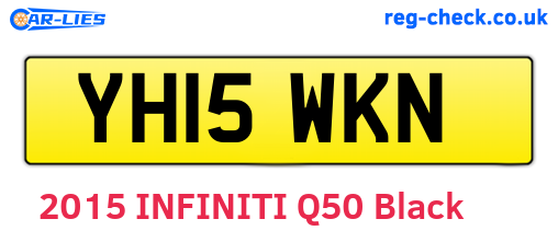 YH15WKN are the vehicle registration plates.