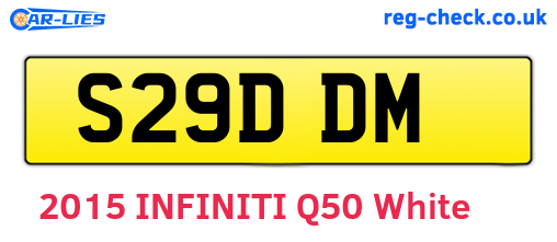 S29DDM are the vehicle registration plates.